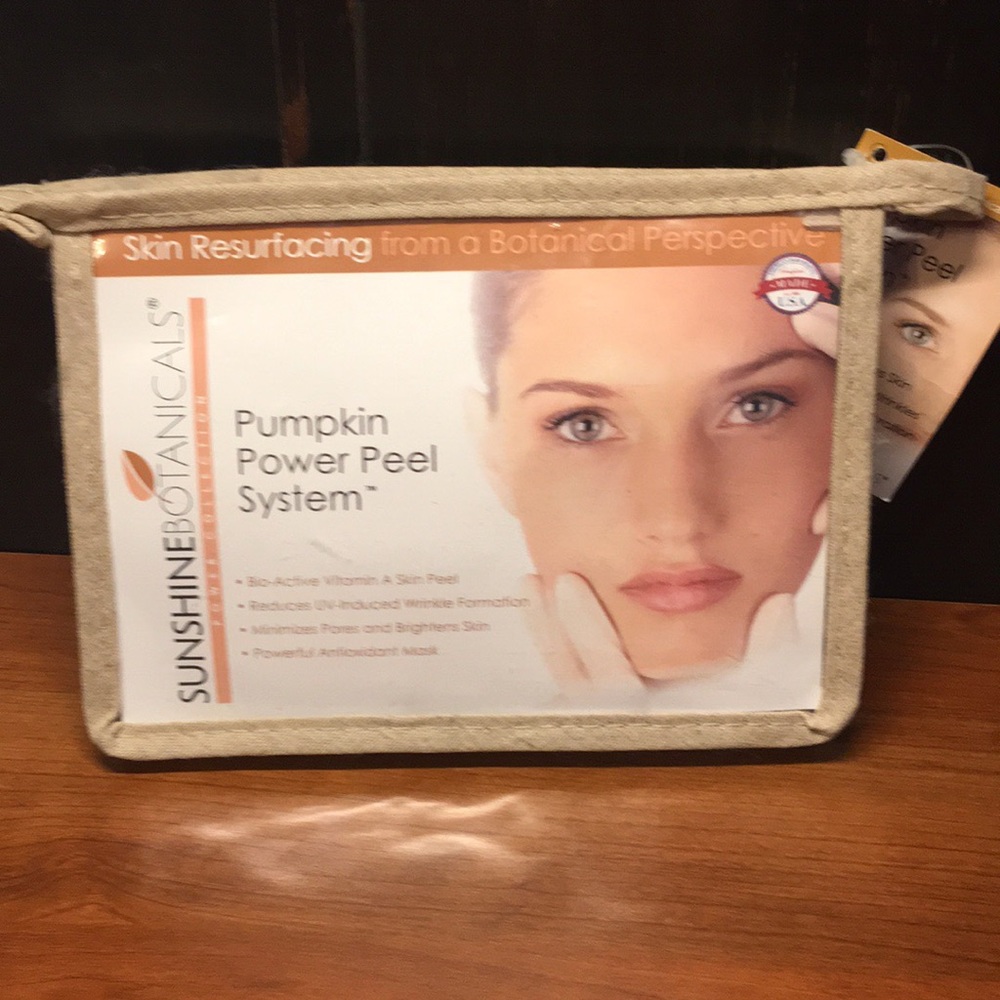 Sunshine botanicals pumpkin power peel system